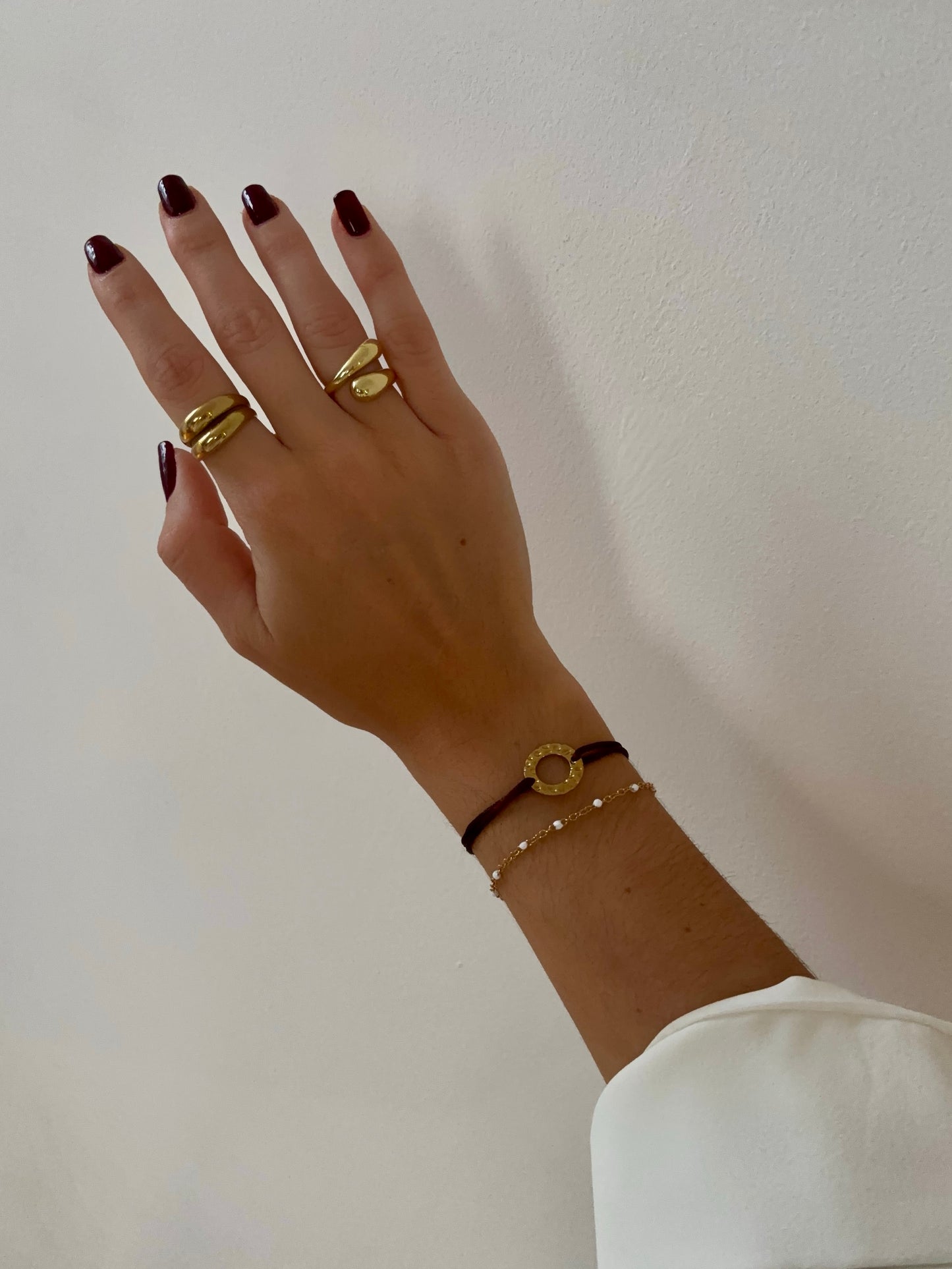 Bracelet Perles Blanches