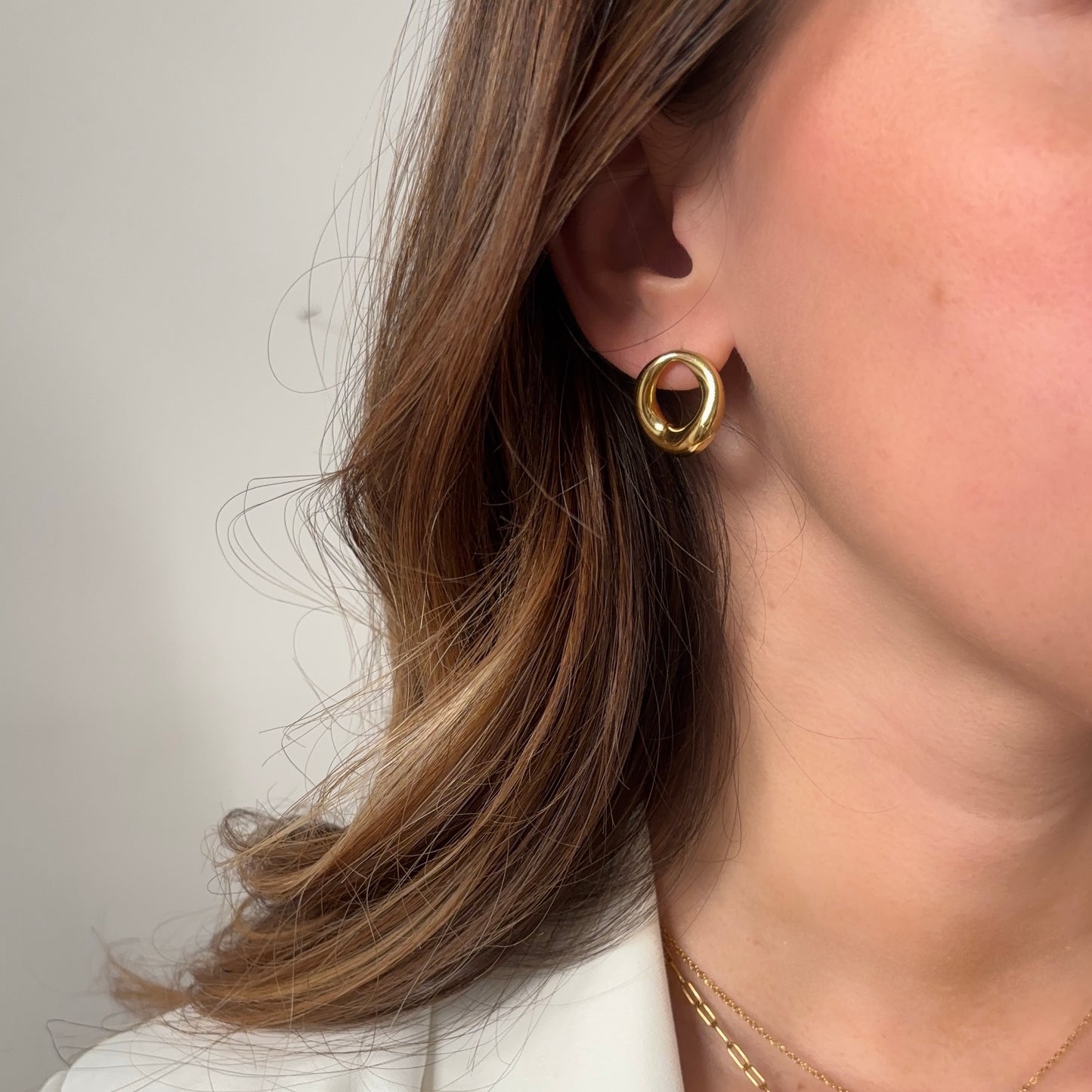 Boucles d’Oreilles Ovale