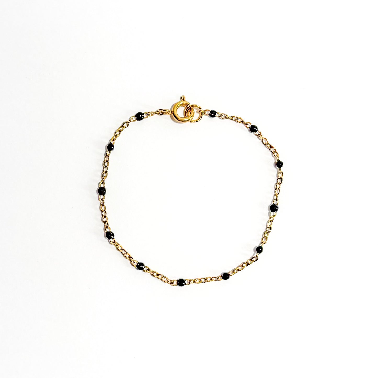 Bracelet Perles Noirs
