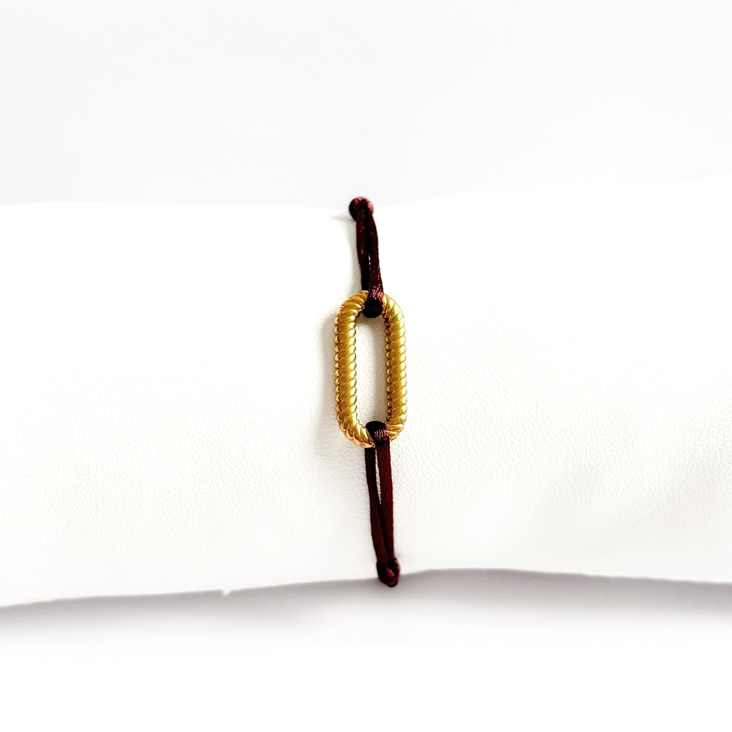 Bracelet sur cordon Anneau Torsadé